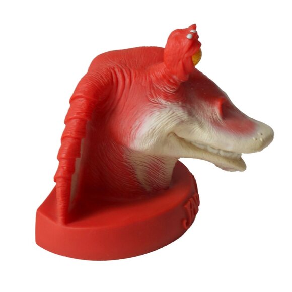 Vintage Star Wars Large JAR JAR BINKS Coin Bank Vintage 1998 Collectible - Picture 3 of 6